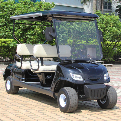 Vélo rapide Portable léger Rapide ouvert pliable Poussette de golf 4 sièges Mini Golf Carts Chariot pour l'extérieur