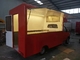 Trailer de cuisine mobile personnalisé Pizza gâteau petit déjeuner chariot de nourriture mobile