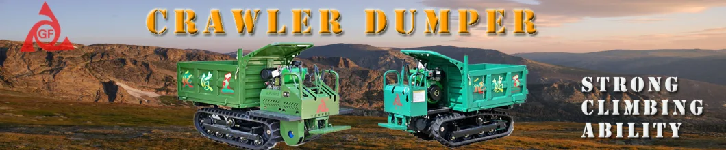 1 tonne de charges utiles mini-crawler pour le transport minier 0