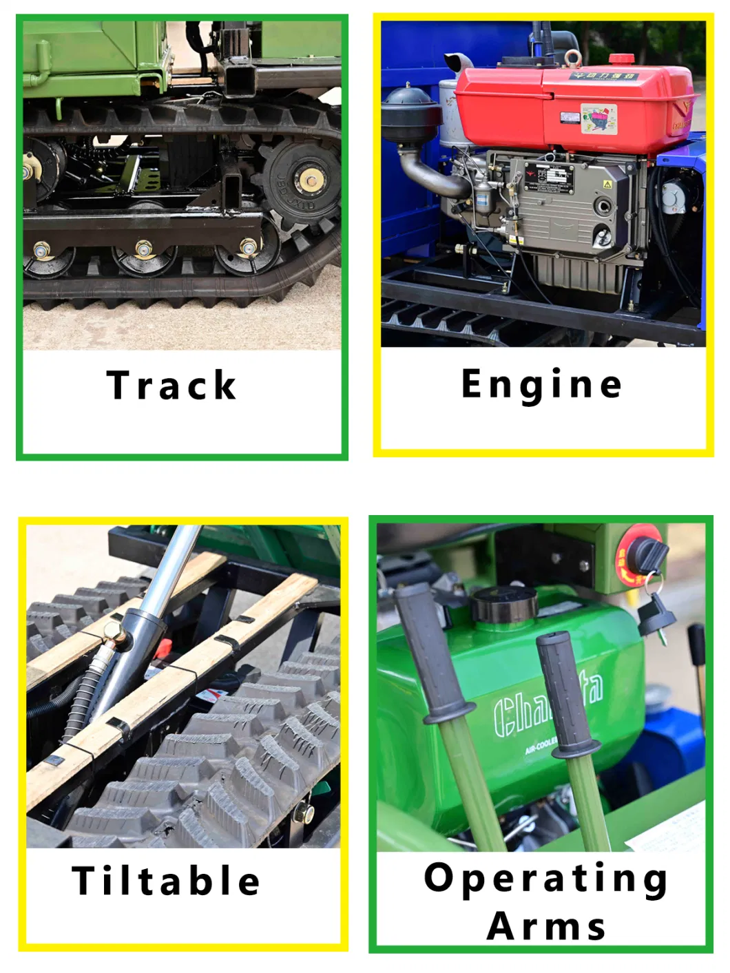 1 tonne de charges utiles mini-crawler pour le transport minier 1