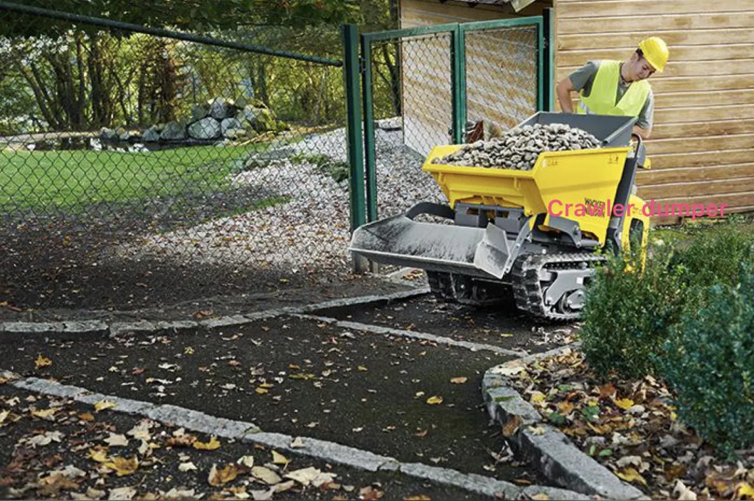 1 tonne de charges utiles mini-crawler pour le transport minier 5