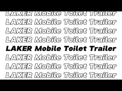 Remorque de toilettes mobiles Laker