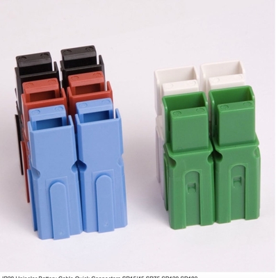 Connecteur rapide bipolaire pour chariot élévateur SC50, courant nominal de 50 A, matériau principal PC110U, bornes plaquées argent T2