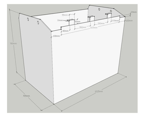 Batterie de traction pour chariot élévateur 80v 500AH