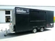 Caravanes de camions de nourriture carrées mobiles pour faire des glaces, des donuts, des pizzas et des hamburgers