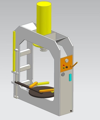 TP160 certifiée ISO, presseuse à pneus en acier solide pour chariot élévateur industriel