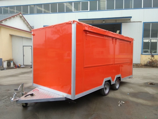 Trailer électrique en acier inoxydable pour le service alimentaire pratique