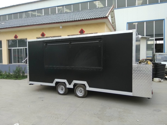 Cuisine mobile à l'extérieur à prix abordable Chariot à hot-dogs Halal Pizza Food Truck Mobile BBQ Food Trailer entièrement équipé