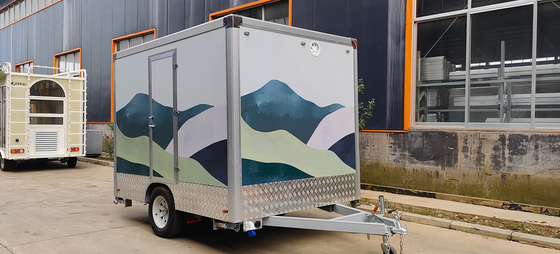 Salle de bains haut de gamme Trailer portable camouflage Salle de bains pour les mariages Salle de bains mobile pour le site de mariage
