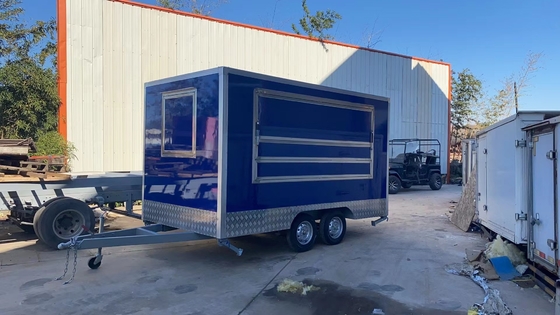 Vente à chaud à un prix abordable adapté à la route personnalisé de haute qualité 2024 Mobile Food Trailer Snack Food Truck Tea Shop Trailer