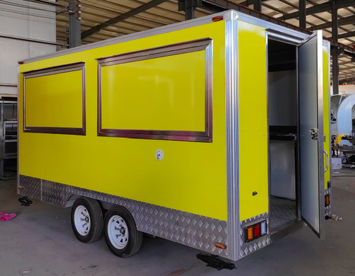 Voiture de restauration à prix abordable Voiture de restauration Voiture de restauration Hot Dog Hamburger Pizza Voiture de restauration avec barbecue