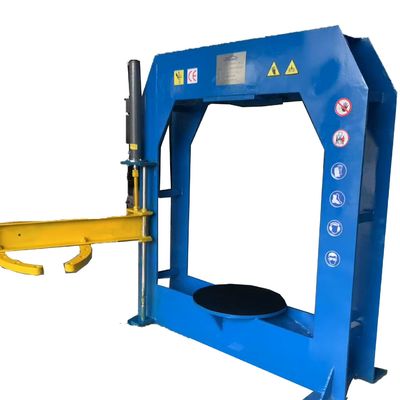 Presse à pneus pleins LAKER TP-E160 160 tonnes pour usage intensif avec moteur de 7,5 kW pour le remplacement de pneus de chariots élévateurs
