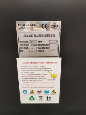 Batterie au plomb 48V à charge lourde 480Ah 48V 6PZS480 pour chariot élévateur