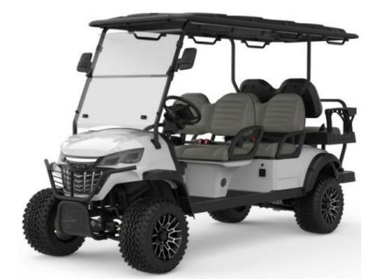 Voiture de golf portable et confortable avec contrôleur électrique importé et pneus tout-terrain