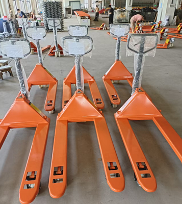 Chariot de manutention hydraulique manuel CBY-111 3 tonnes roues nylon