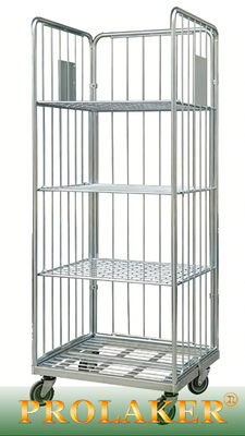 Pratique entrepôt spécifique à trois côtés de la cage à rouleaux