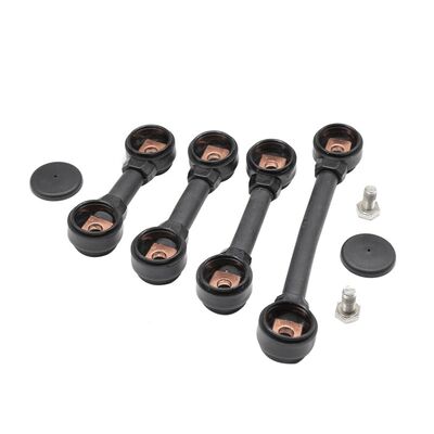 Cable de batterie au plomb-acide en caoutchouc noir durable de type parfait pour chariot élévateur