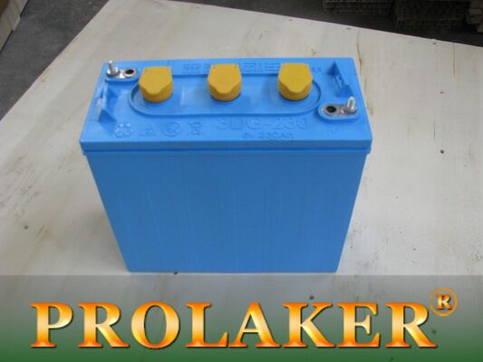 Batterie de traction de la haute performance 210Ah 6V, batterie USA 3DG-210 standard de chariot de golf