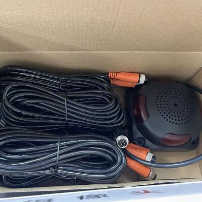 SPA206 Forklift Image Border Sensing System 4CH Panoramic Blind Spot Warning Camera with Video Recording