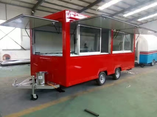 Hot Dog Donut Hamburger Food Trailer Glace Juice Snack Vente de nourriture pour le camping mobile
