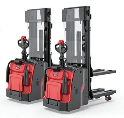 EP Heavy Duty Li-Ion Stacker avec plate-forme pliable 1600kg RSL161 pour les applications exigeantes et le transport sur de longues distances avec batterie 24V/280Ah et chargeur 24V/100A