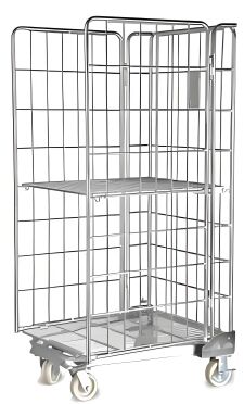 Cage à rouleaux en forme de A pour la manutention de matériaux avec taille personnalisée