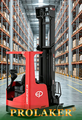 Camion de portée compact de haute efficacité avec batterie lithium-ion de 80 V pour entrepôt à allée étroite
