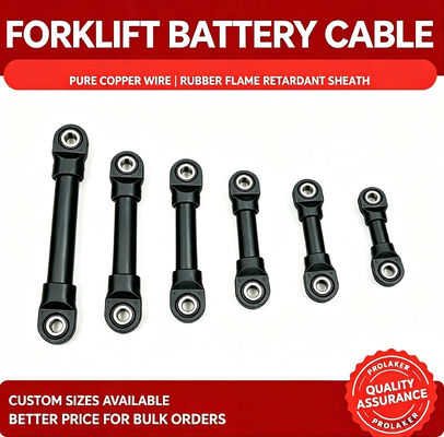 Multi-spécifications personnalisables, faible résistance, haute stabilité de la batterie au plomb-acide industrielle câble flexible pour chariot élévateur, longue durée de vie, inspection de qualité stricte, certifié CE, prêt en stock pour la vente en vrac