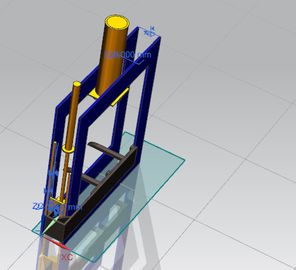 Machine hydraulique adaptée aux besoins du client économique TP250 de presse de pneu pour les pneus solides 8 à la jante 25inches