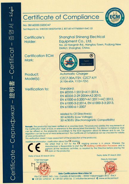 Chine LAKER AUTOPARTS CO.,LIMITED Certifications